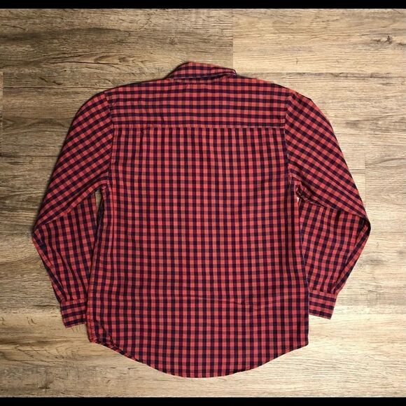 Wrangler Collared Blue & Red Shirt Size XL 14/16 - Picture 4 of 4